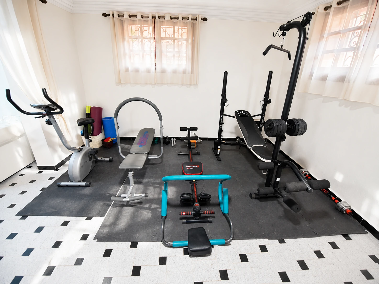 Fitnessruimte en faciliteiten