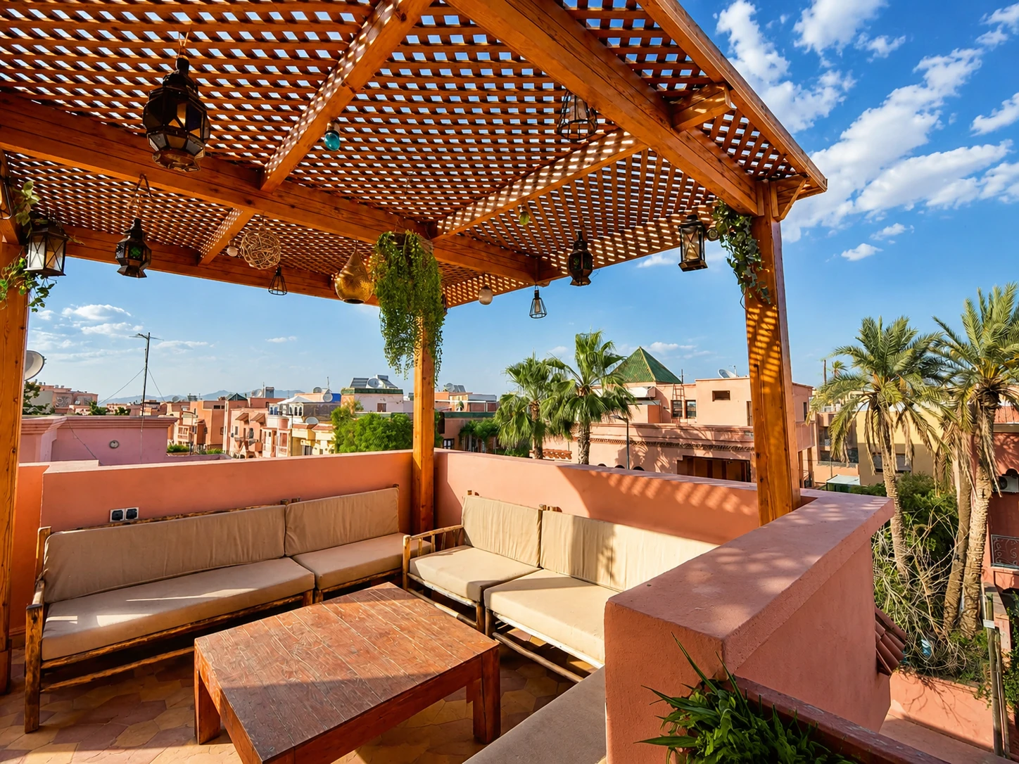 Rooftop lounge