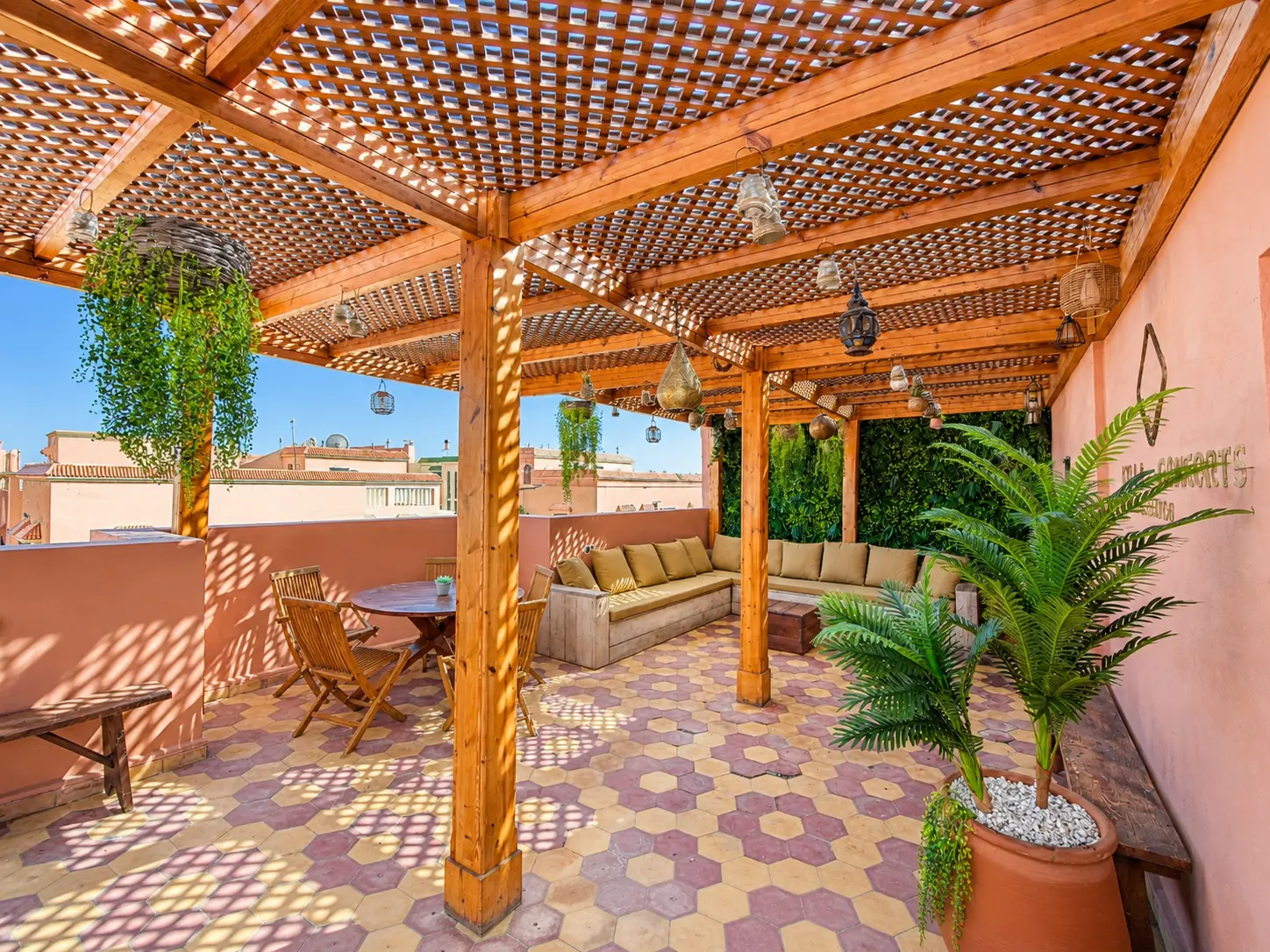 Rooftop van Villa Conforts Marrakech